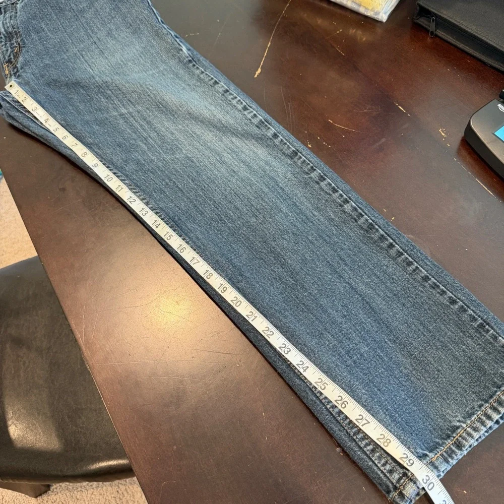 LEVIS Mens 505 Jeans Straight Fit Classic Casual Workwear Denim 33x32